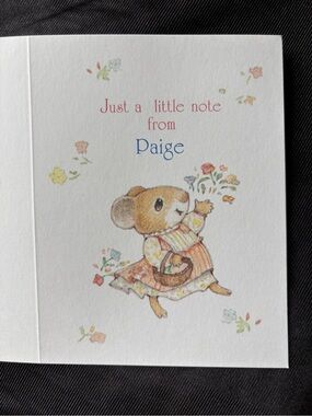 Current Miss Mouse "Paige" Notecards
